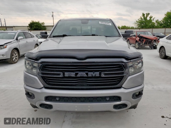 2021 Ram 1500 Lone Star with VIN 1C6RREFTXMN501408, listed as a Copart auction lot 58558545 with 50,076 mi miles and Salvage title. Bid and sale history available at DreamBid. Image 5.