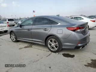 2018 Hyundai Sonata SEL with VIN 5NPE34AF8JH727138, listed as a Copart auction lot 48195065 with 136,278 mi miles and Salvage Title. Bid and sale history available at DreamBid. Image 2.