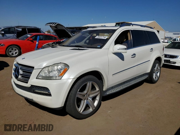 2011 Mercedes-Benz GL-Class GL 550 with VIN 4JGBF8GE4BA704816, listed as a Copart auction lot 70331714 with 135,318 mi miles and Salvage Title. Bid and sale history available at carsss.com. Image 1.