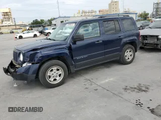 2016 Jeep Patriot Sport with VIN 1C4NJPBA5GD561198, listed as a Copart auction lot 78675303 with 75,132 mi miles and Salvage Title. Bid and sale history available at carsss.com. Image 1.