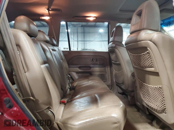 2005 Honda Pilot EX-L with VIN 5FNYF185X5B047522, listed as a Copart auction lot 55839695 with 237,707 mi miles and Salvage title. Bid and sale history available at DreamBid. Image 11.