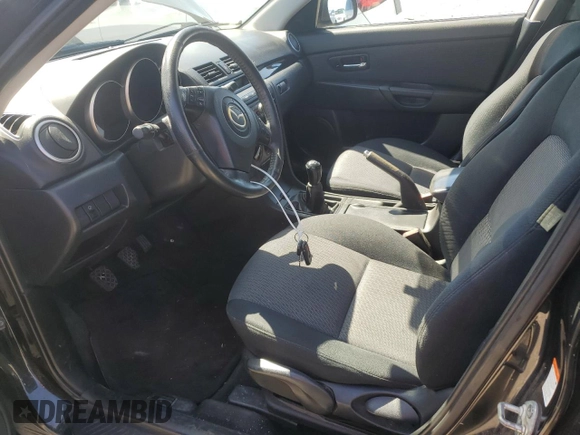2008 Mazda 3 i Touring with VIN JM1BK32G081118182, listed as a Copart auction lot 54115285 with 188,489 mi miles and Clean Title. Bid and sale history available at carsss.com. Image 7.