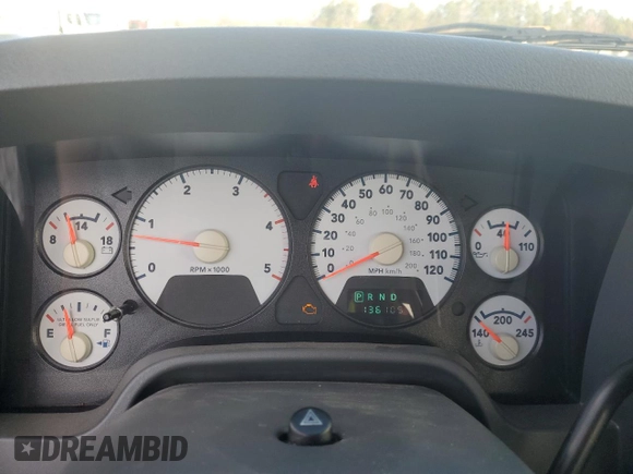 2007 Dodge Ram 2500 SLT with VIN 3D7KS28A87G823962, listed as a Copart auction lot 85490424 with 136,105 mi miles and Salvage Title. Bid and sale history available at carsss.com. Image 9.