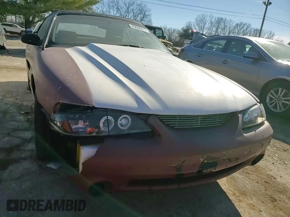 1998 Ford Mustang GT with VIN 1FAFP45X6WF213128, listed as a Copart auction lot 43036675 with 117,386 mi miles and Salvage Title. Bid and sale history available at carsss.com. Image 10.