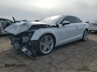 2019 Audi A5 Premium Plus with VIN WAUTNAF51KA046325, listed as a Copart auction lot 45772285 with 44,049 mi miles and Salvage Title. Bid and sale history available at DreamBid. Image 1.