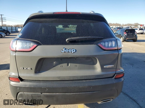 2020 Jeep Cherokee Altitude with VIN 1C4PJMLX3LD502557, listed as a Copart auction lot 86771594 with 53,232 mi miles and Salvage Title. Bid and sale history available at carsss.com. Image 6.