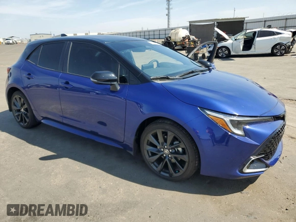 2024 Toyota Corolla Hatchback XSE with VIN JTNC4MBEXR3232288, listed as a Copart auction lot 68864284 with 6,114 mi miles and Salvage Title. Bid and sale history available at carsss.com. Image 4.