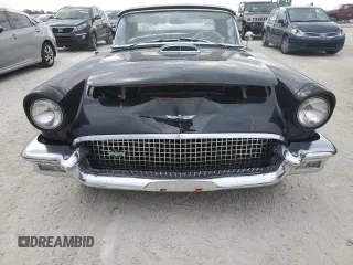 1957 Ford Thunderbird with VIN D7FH241317, listed as a Copart auction lot 78263654 with 92,102 mi miles and Salvage Title. Bid and sale history available at DreamBid. Image 5.