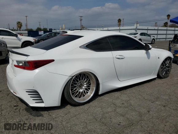 2017 Lexus RC 200t with VIN JTHHA5BC1H5005399, listed as a Copart auction lot 50992835 with 152,111 mi miles and Clean title. Bid and sale history available at DreamBid. Image 3.