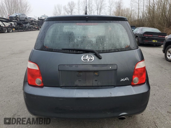 2006 Scion xA with VIN JTKKT624365017771, listed as a Copart auction lot 47093065 with 98,240 mi miles and Clean Title. Bid and sale history available at carsss.com. Image 6.