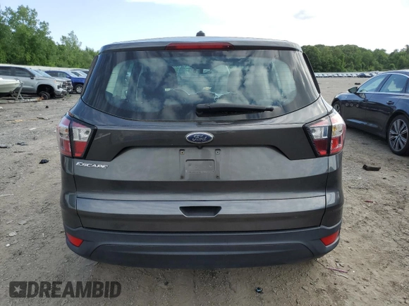 2017 Ford Escape S with VIN 1FMCU0F73HUE37576, listed as a Copart auction lot 58473145 with 73,747 mi miles and Salvage title. Bid and sale history available at DreamBid. Image 6.