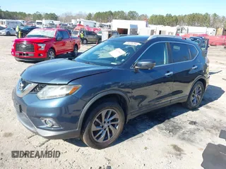 2016 Nissan Rogue SV with VIN 5N1AT2MV7GC732658, listed as a IAAI auction lot 41138612 with 119,692 mi miles. Bid and sale history available at carsss.com. Image 2.