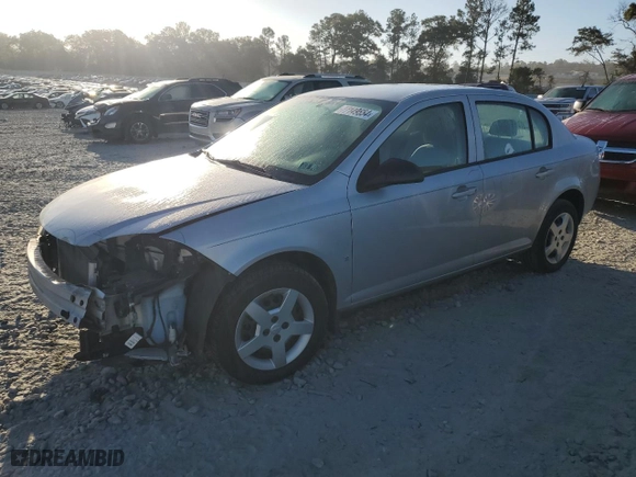 2007 Chevrolet Cobalt LS with VIN 1G1AK58F377397525, listed as a Copart auction lot 77149554 with 42,967 mi miles and Salvage Title. Bid and sale history available at carsss.com. Image 1.