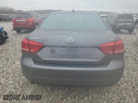 2012 Volkswagen Passat SE с VIN 1VWBP7A34CC052687, выставлен на аукционе Copart как лот 51536385 с пробегом 117 779 миль миль и Чистый • Clean title. История ставок и продаж доступна на DreamBid. Изображение 6.