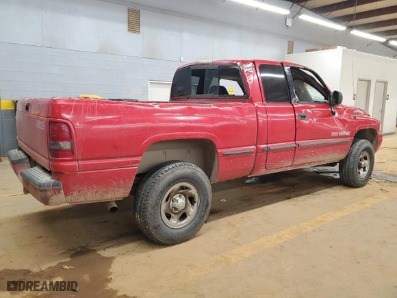 1999 Dodge Ram 1500 with VIN 1B7HF13Z1XJ584429, listed as a Copart auction lot 48143595 with 0 mi miles and Salvage Title. Bid and sale history available at carsss.com. Image 3.