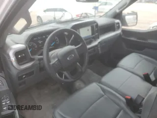 2023 Ford F-150 XL with VIN 1FTEX1CP0PKE02275, listed as a Copart auction lot 43186685 with 50,745 mi miles and Salvage title. Bid and sale history available at DreamBid. Image 8.