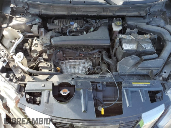 2017 Nissan Rogue SV with VIN KNMAT2MV9HP583331, listed as a Copart auction lot 60802305 with 126,265 mi miles and Salvage title. Bid and sale history available at DreamBid. Image 12.