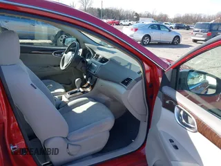 2013 Nissan Sentra SV with VIN 3N1AB7AP9DL709153, listed as a IAAI auction lot 41895458 with 114,642 mi miles. Bid and sale history available at carsss.com. Image 5.