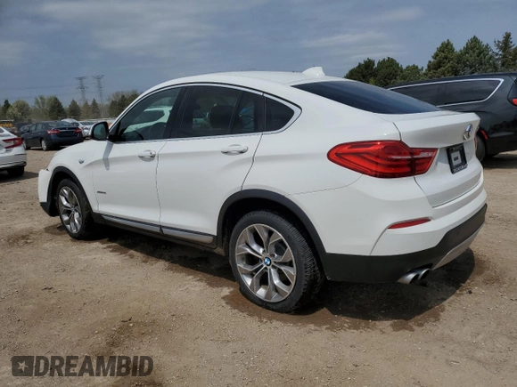 2016 BMW X4 xDrive28i with VIN 5UXXW3C52G0M90018, listed as a Copart auction lot 54887645 with 76,633 mi miles and Salvage title. Bid and sale history available at DreamBid. Image 2.