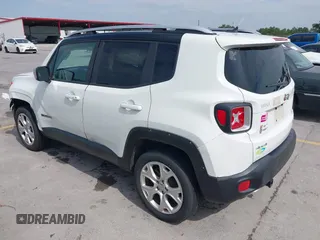 2016 Jeep Renegade Limited with VIN ZACCJBDT7GPC67683, listed as a IAAI auction lot 42401857 with 163,888 mi miles and . Bid and sale history available at DreamBid. Image 3.