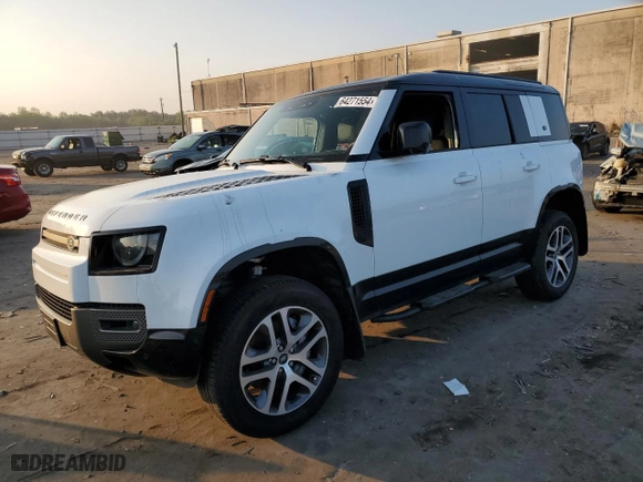 2024 Land Rover Defender X-Dynamic SE with VIN SALE2EEU0R2281574, listed as a Copart auction lot 64271554 with 8,097 mi miles and Salvage Title. Bid and sale history available at carsss.com. Image 1.