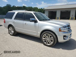 2015 Ford Expedition Platinum with VIN 1FMJU1MT6FEF24733, listed as a Copart auction lot 58774634 with 189,982 mi miles and Salvage title. Bid and sale history available at DreamBid. Image 4.