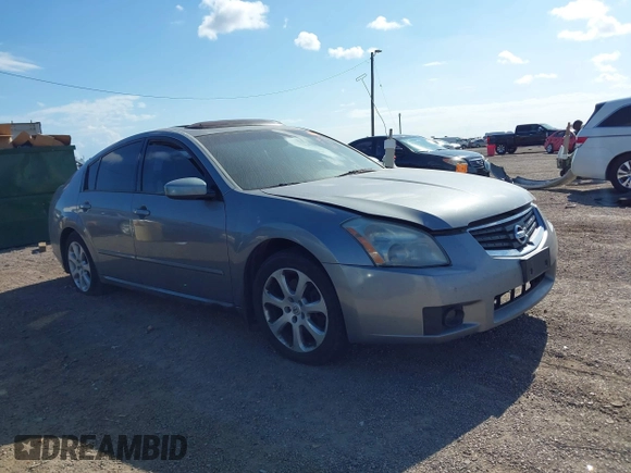 2008 Nissan Maxima 3.5 SL with VIN 1N4BA41E88C832192, listed as a IAAI auction lot 41152959 with 190,028 mi miles. Bid and sale history available at carsss.com. Image 1.