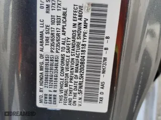 2013 Honda Odyssey LX with VIN 5FNRL5H20DB041818, listed as a Copart auction lot 50827075 with 132,475 mi miles and Salvage Title. Bid and sale history available at carsss.com. Image 14.