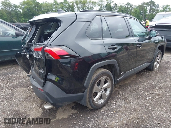 2021 Toyota RAV4 Hybrid LE with VIN 2T3B6RFV5MW022592, listed as a IAAI auction lot 42573098 with 25,651 mi miles and . Bid and sale history available at DreamBid. Image 4.