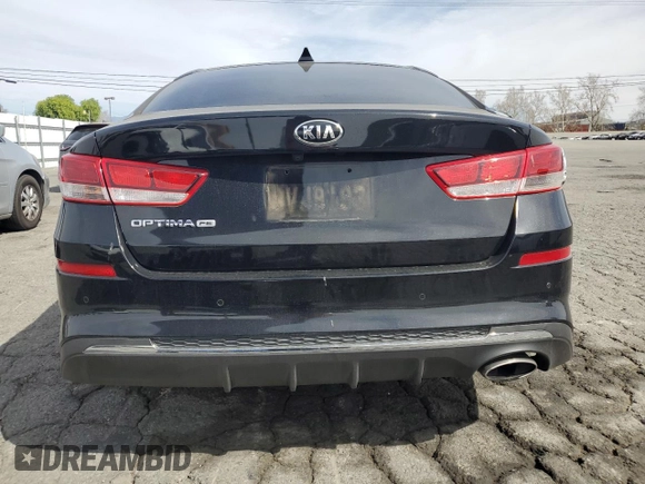 2019 Kia Optima LX with VIN 5XXGT4L3XKG296357, listed as a Copart auction lot 47130395 with 63,730 mi miles and Salvage Title. Bid and sale history available at carsss.com. Image 6.