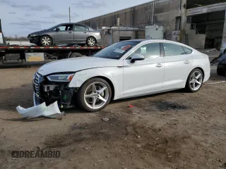 2019 Audi A5 Sportback Premium Plus with VIN WAUENCF58KA023337, listed as a Copart auction lot 45813494 with 42,650 mi miles. Bid and sale history available at carsss.com. Image 1.