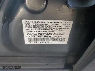 2007 Honda Pilot EX-L with VIN 5FNYF18757B016148, listed as a Copart auction lot 43143735 with 314,568 mi miles and Salvage Title. Bid and sale history available at carsss.com. Image 13.