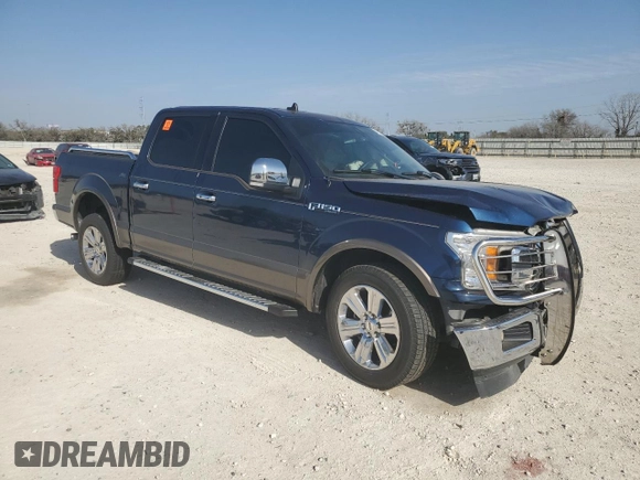 2020 Ford F-150 XL with VIN 1FTEW1C41LKE15233, listed as a Copart auction lot 48227145 with 207,269 mi miles and Salvage Title. Bid and sale history available at carsss.com. Image 4.