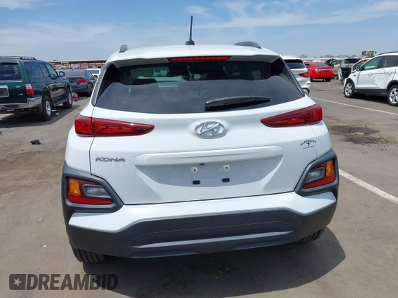 2020 Hyundai Kona SEL with VIN KM8K22AA3LU552610, listed as a IAAI auction lot 42369584 with 37,362 mi miles and . Bid and sale history available at DreamBid. Image 16.