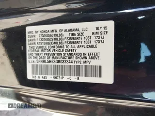 2016 Honda Odyssey EX-L with VIN 5FNRL5H63GB032344, listed as a IAAI auction lot 41830993 with 253,182 mi miles and . Bid and sale history available at DreamBid. Image 9.