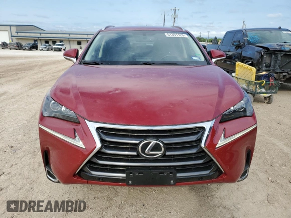 2017 Lexus NX 200t with VIN JTJYARBZ1H2073911, listed as a Copart auction lot 51391125 with 105,923 mi miles and Clean Title. Bid and sale history available at DreamBid. Image 5.