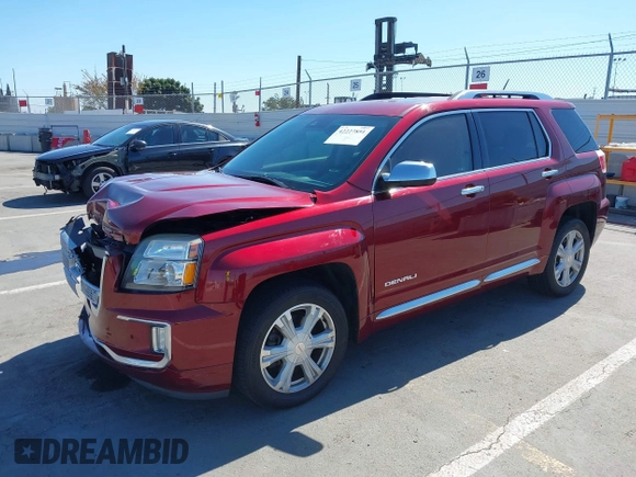 2017 GMC Terrain Denali z VIN 2GKFLVE39H6130786, wystawiony jako IAAI lot #42227851 z przebiegiem 58 817 mil mil oraz . Historia ofert i sprzedaży dostępna na DreamBid. Obrazek 2.