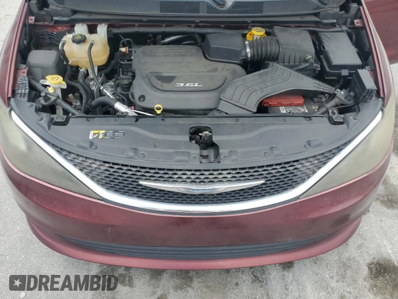 2017 Chrysler Pacifica Touring with VIN 2C4RC1DG1HR509799, listed as a Copart auction lot 55538915 with 165,929 mi miles and Clean Title. Bid and sale history available at DreamBid. Image 12.