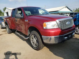 2008 Ford F-150 STX with VIN 1FTRX14W68FC28651, listed as a Copart auction lot 57299972 with 98,397 mi miles and Salvage Title. Bid and sale history available at carsss.com. Image 1.