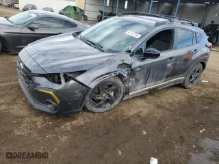 2024 Subaru Crosstrek Sport with VIN 4S4GUHF61R3761608, listed as a Copart auction lot 43410755 with 17,554 mi miles and Salvage Title. Bid and sale history available at carsss.com. Image 1.