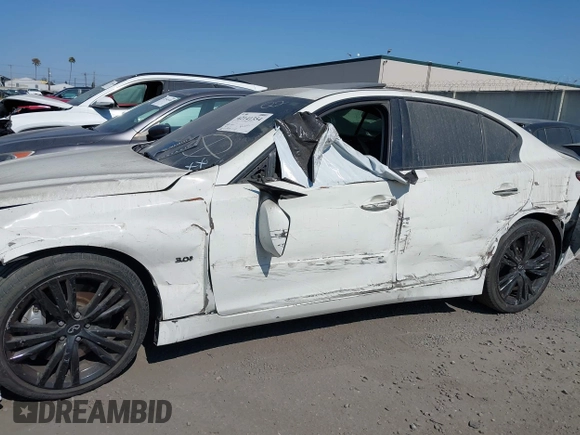 2020 Infiniti Q50 Luxe with VIN JN1EV7AP5LM201081, listed as a IAAI auction lot 42141354 with 75,353 mi miles and . Bid and sale history available at DreamBid. Image 15.