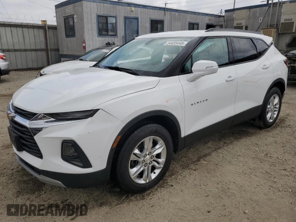 2020 Chevrolet Blazer LT with VIN 3GNKBDRS0LS646514, listed as a Copart auction lot 54405445 with 82,321 mi miles and Salvage title. Bid and sale history available at DreamBid. Image 1.