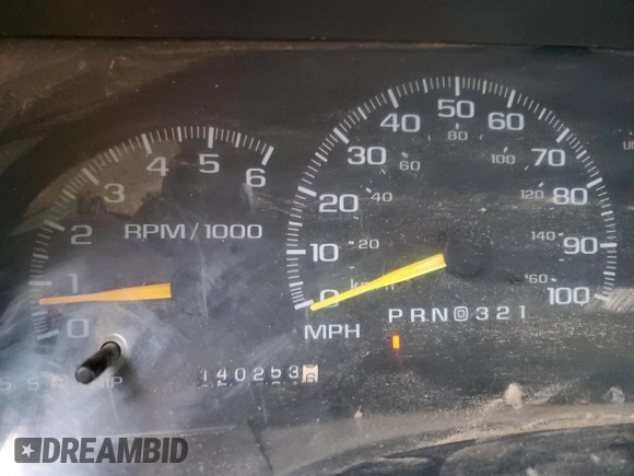 2001 GMC Sierra 1500 with VIN 3GDKC34GX1M100674, listed as a Copart auction lot 43498685 with 140,259 mi miles and Salvage Title. Bid and sale history available at DreamBid. Image 9.