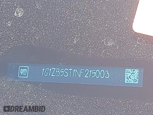 2022 Chevrolet Malibu LS with VIN 1G1ZB5ST1NF215003, listed as a IAAI auction lot 41869218 with 49,949 mi miles and . Bid and sale history available at DreamBid. Image 18.