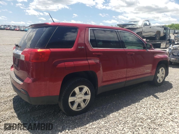 2014 GMC Terrain SLE with VIN 2GKALMEK1E6321321, listed as a Copart auction lot 57939185 with Not provided miles and Salvage title. Bid and sale history available at DreamBid. Image 3.