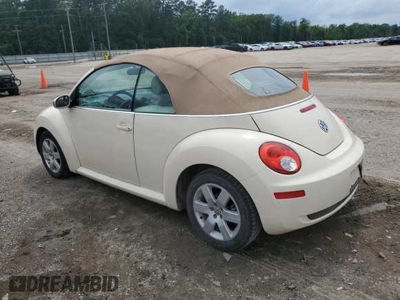 2007 Volkswagen Beetle z VIN 3VWRF31Y97M422610, wystawiony jako Copart lot #58707345 z przebiegiem 55 486 mil mil oraz Szkoda całkowita • Salvage title. Historia ofert i sprzedaży dostępna na DreamBid. Obrazek 2.