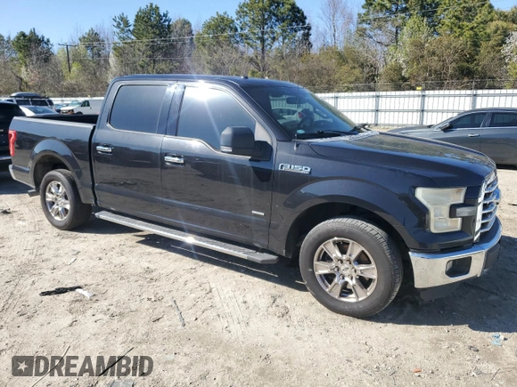 2015 Ford F-150 XL with VIN 1FTEW1CP2FKF13279, listed as a Copart auction lot 48454045 with 150,294 mi miles and Salvage title. Bid and sale history available at DreamBid. Image 4.
