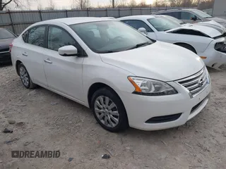 2014 Nissan Sentra S with VIN 3N1AB7AP9EL648470, listed as a IAAI auction lot 41834489 with 106,000 mi miles and . Bid and sale history available at DreamBid. Image 1.