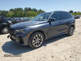 2022 BMW X5 xDrive40i z VIN 5UXCR6C04N9M02929, wystawiony jako Copart lot #56484785 z przebiegiem 53 563 mil mil oraz Szkoda całkowita • Salvage title. Historia ofert i sprzedaży dostępna na DreamBid. Obrazek 1.
