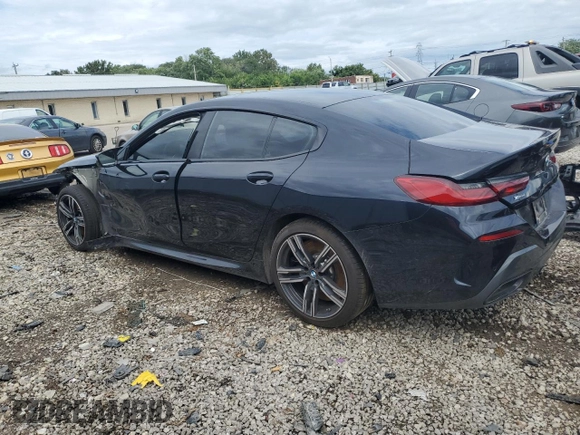 2024 BMW 8 Series M850i with VIN WBAGV8C07RCR35258, listed as a Copart auction lot 69292644 with 0 mi miles and Salvage Title. Bid and sale history available at carsss.com. Image 2.